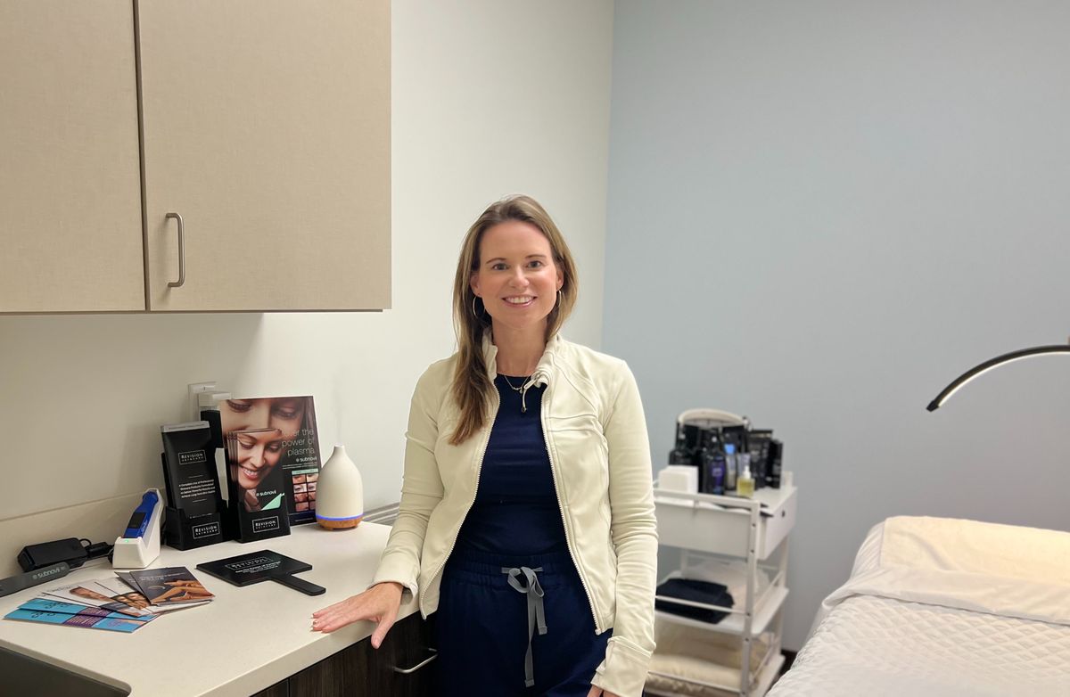 Haley Spring in her procedure room